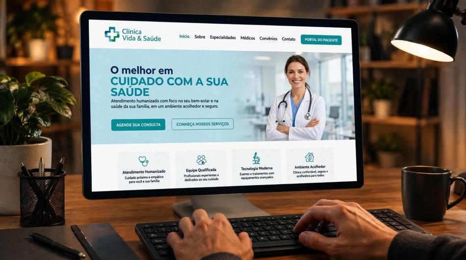 Site de clínica médica