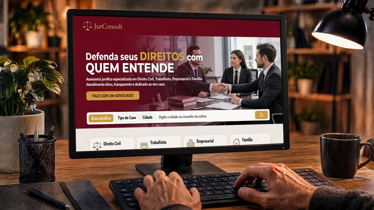 Site de escritório de advocacia