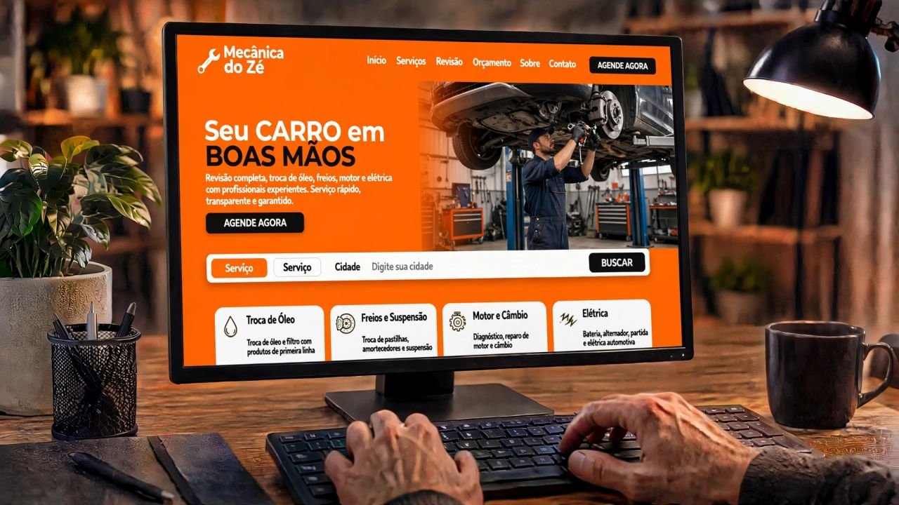 Site de oficina mecânica